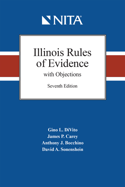 Cover of Illinois Rules of Evidence with Objections