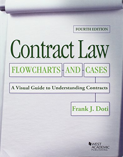 Cover of Contract Law, Flowcharts and Cases, A Visual Guide to Understanding Contracts, 4th (Coursebook)