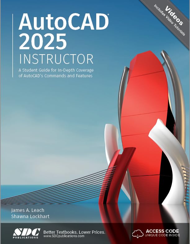 Cover of AutoCAD 2025 Instructor: A Student Guide for In-Depth Coverage of AutoCAD's Commands and Features