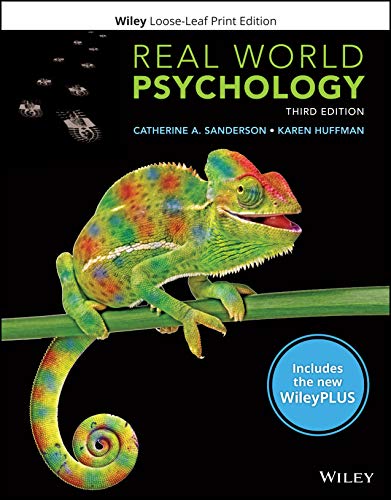 Cover of Real World Psychology, WileyPLUS NextGen Card with Loose-leaf Set