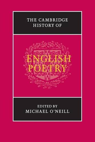 Cover of The Cambridge History of English Poetry