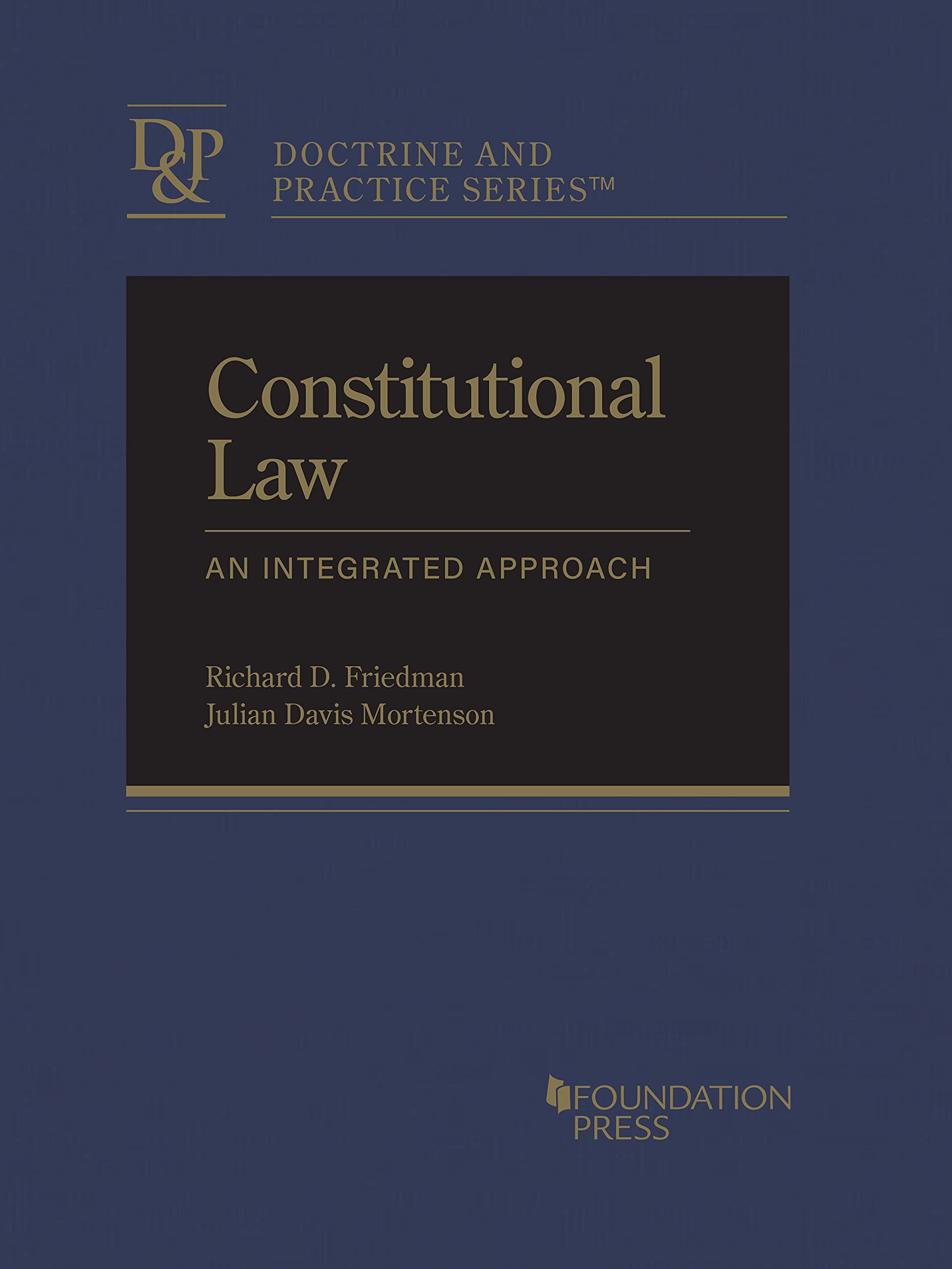 Cover of Constitutional Law: An Integrated Approach