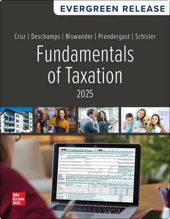 Cover of Loose Leaf for Fundamentals of Taxation 2025: Evergreen Release