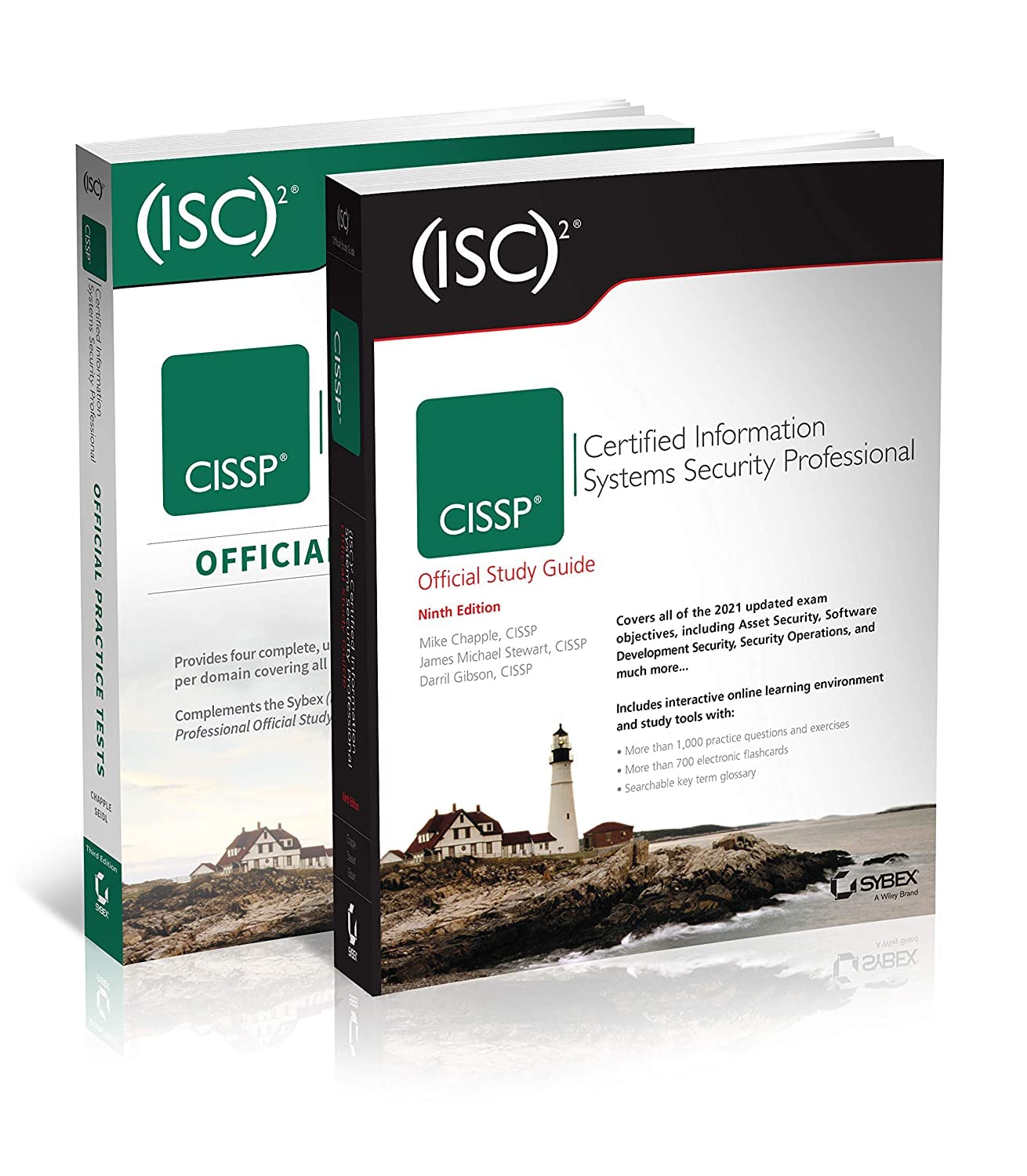 Cover of (ISC)2 CISSP Certified Information Systems Security Professional Official Study Guide & Practice Tests Bundle