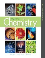 Cover of Pearson Chemistry TEACHER'S EDITION