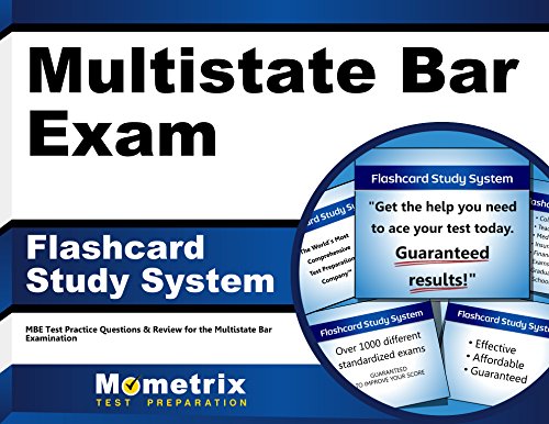 Cover of Multistate Bar Exam Flashcard Study System: MBE Test Practice Questions & Review for the Multistate Bar Examination (Cards)