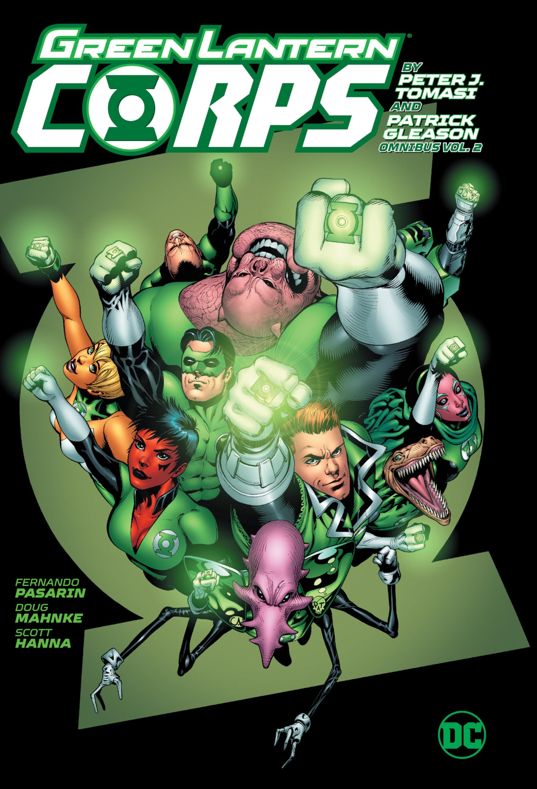 Cover of Green Lantern Corps by Peter J. Tomasi and Patrick Gleason Omnibus Vol. 2