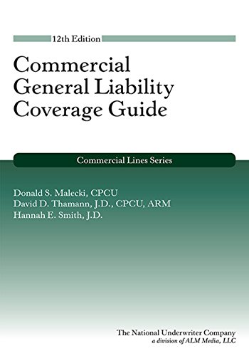 Cover of Commercial General Liability 12th Edition