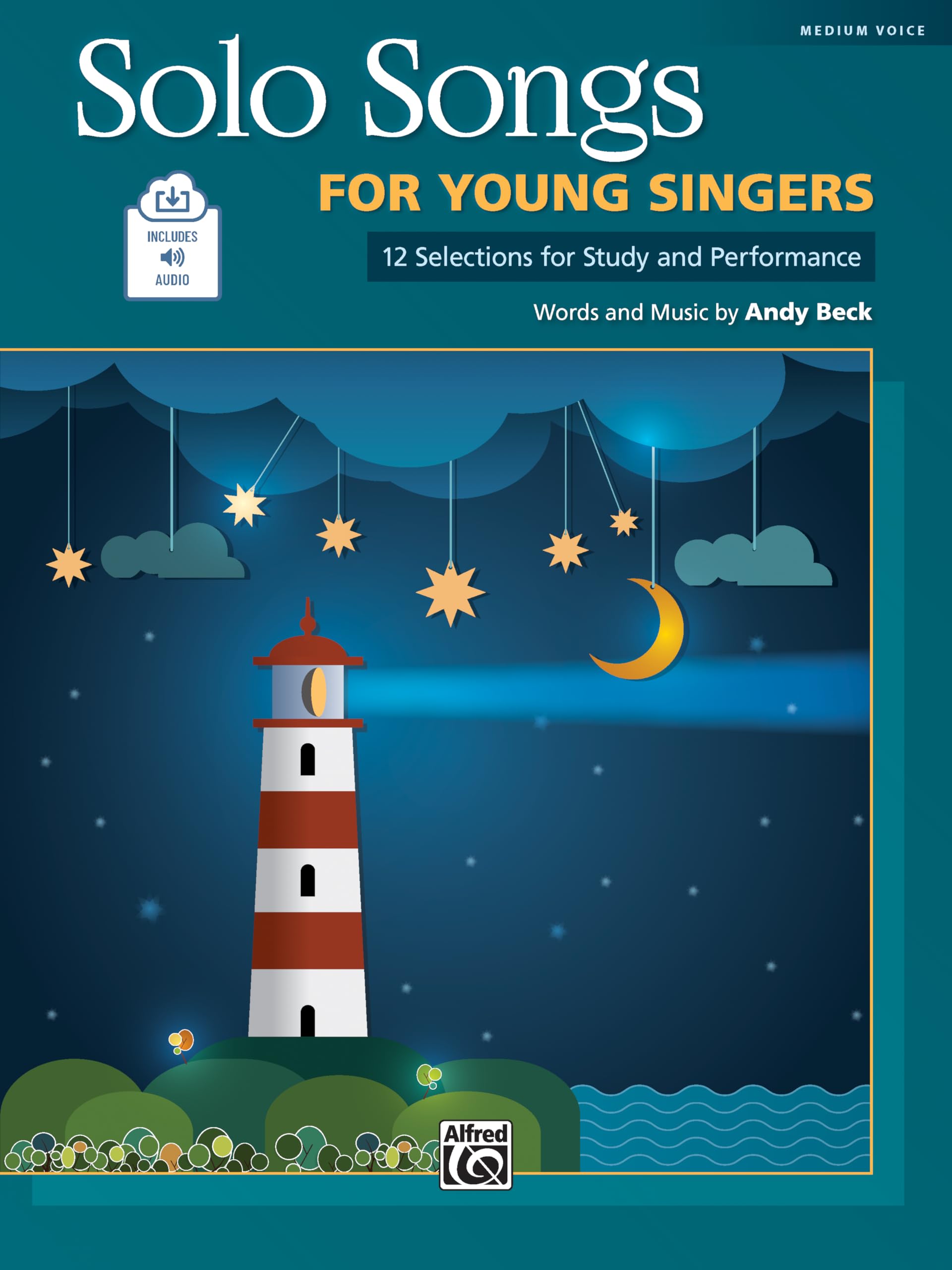 Cover of Solo Songs for Young Singers: 12 Selections for Study and Performance, Book & Online Audio