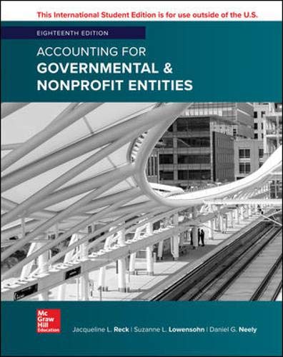 Cover of Accounting for Governmental & Nonprofit Entities