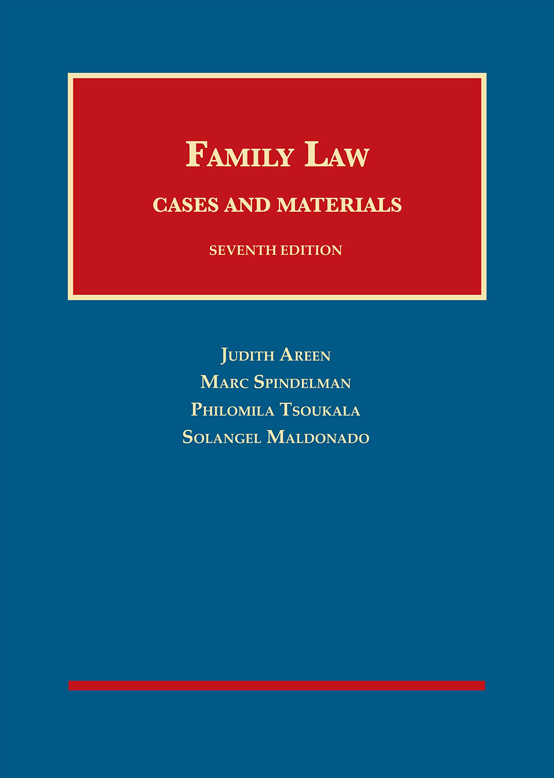 Cover of Family Law, Cases and Materials (University Casebook Series)