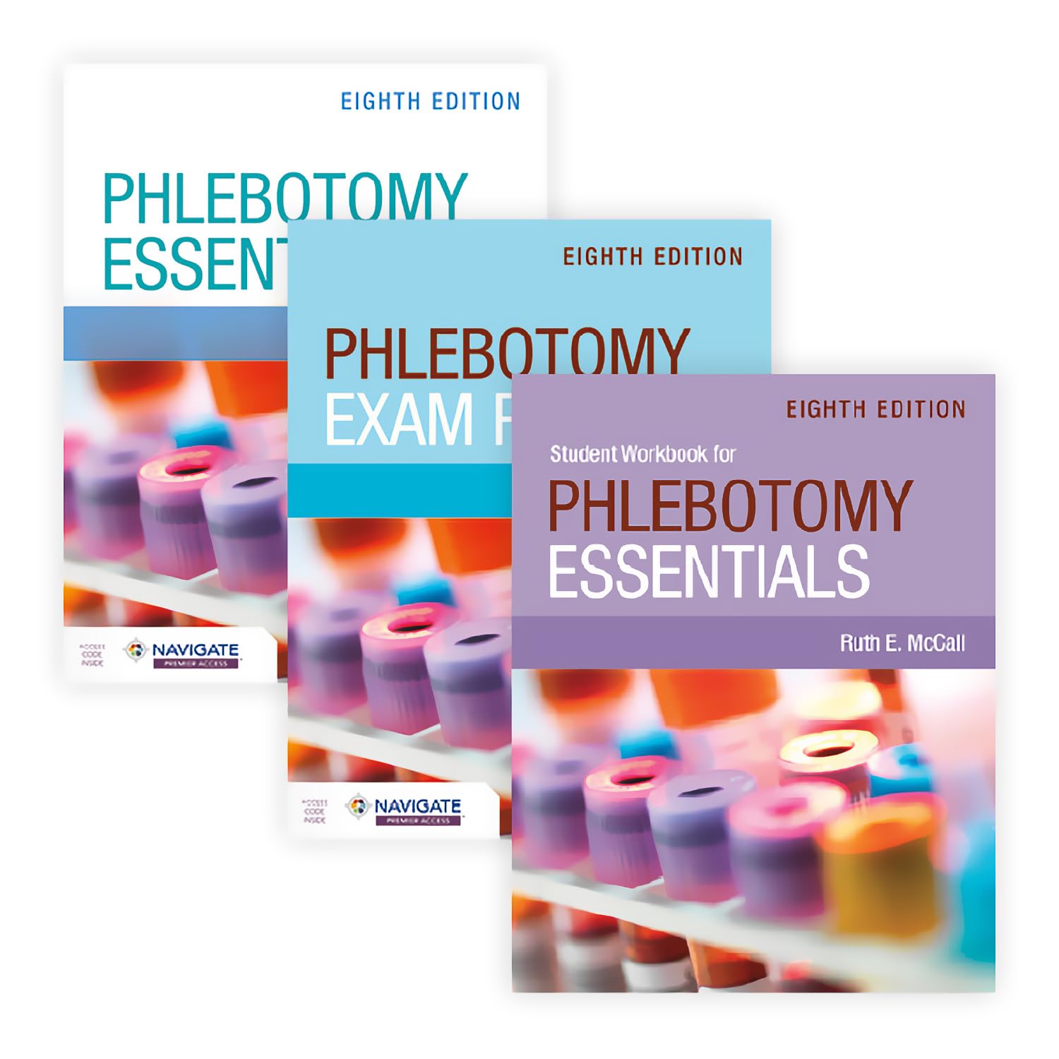 Cover of Phlebotomy Essentials + Student Workbook + Exam Review