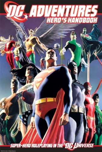 Cover of DC Adventures Hero's Handbook: Super-Hero Roleplaying in the DC Universe