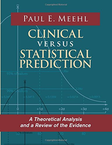Cover of Clinical Versus Statistical Prediction: A Theoretical Analysis and a Review of the Evidence