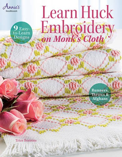 Cover of Learn Huck Embroidery on Monk's Cloth (Annie's Needlework)