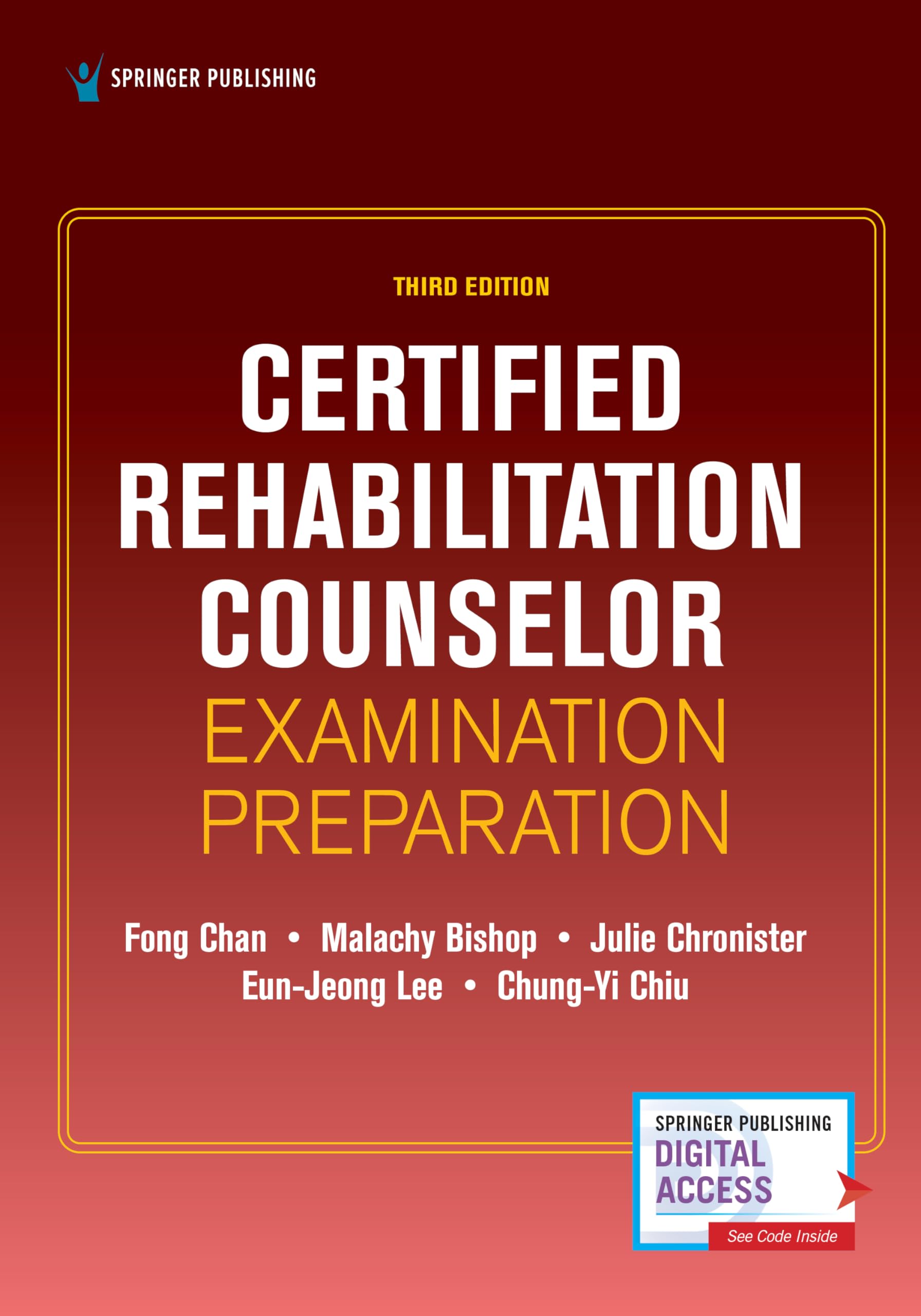 Cover of Certified Rehabilitation Counselor Examination Preparation, Third Edition