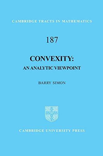 Cover of Convexity: An Analytic Viewpoint