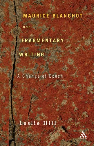 Cover of Maurice Blanchot and Fragmentary Writing: A Change of Epoch