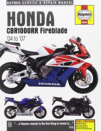 Cover of Honda Cbr1000rr Fireblade, '04-'07