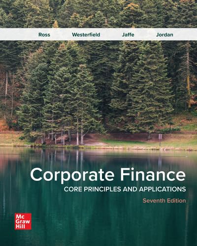 Cover of Loose-Leaf Corporate Finance: Core Principles and Applications