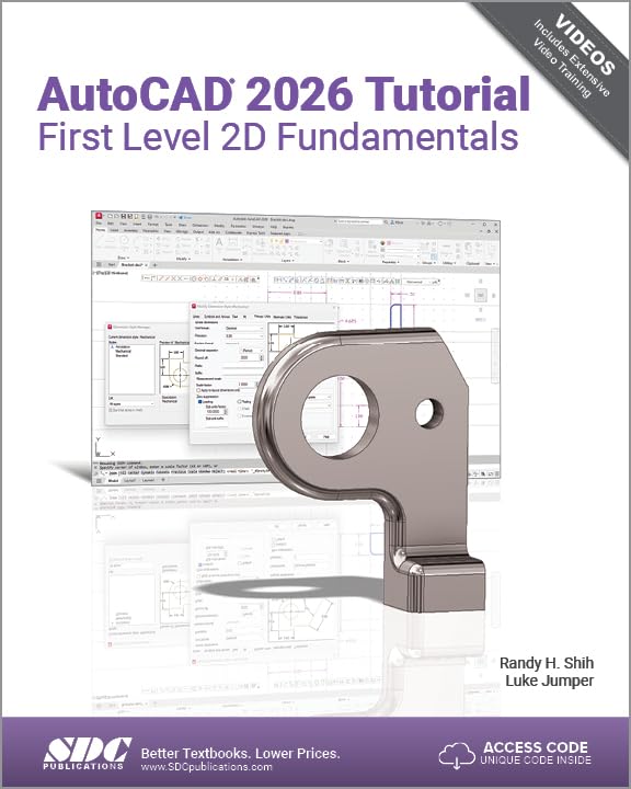 Cover of AutoCAD 2026 Tutorial First Level 2D Fundamentals