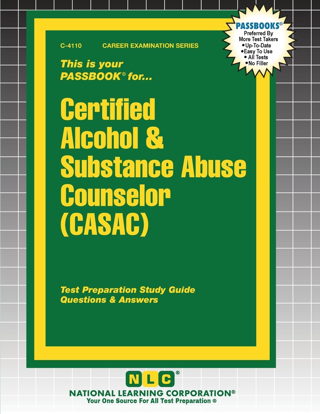 Cover of Certified Alcohol & Substance Abuse Counselor (CASAC)