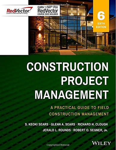 Cover of Construction Project Management Sixth Edition Red Vector bundle