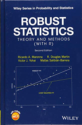 Cover of Robust Statistics: Theory and Methods (with R) (Wiley Series in Probability and Statistics)