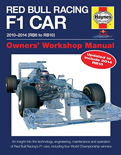 Cover of Red Bull Racing F1 Car Manual 2nd Edition: 2010-2014 (RB6 to RB10) (Owners' Workshop Manual)