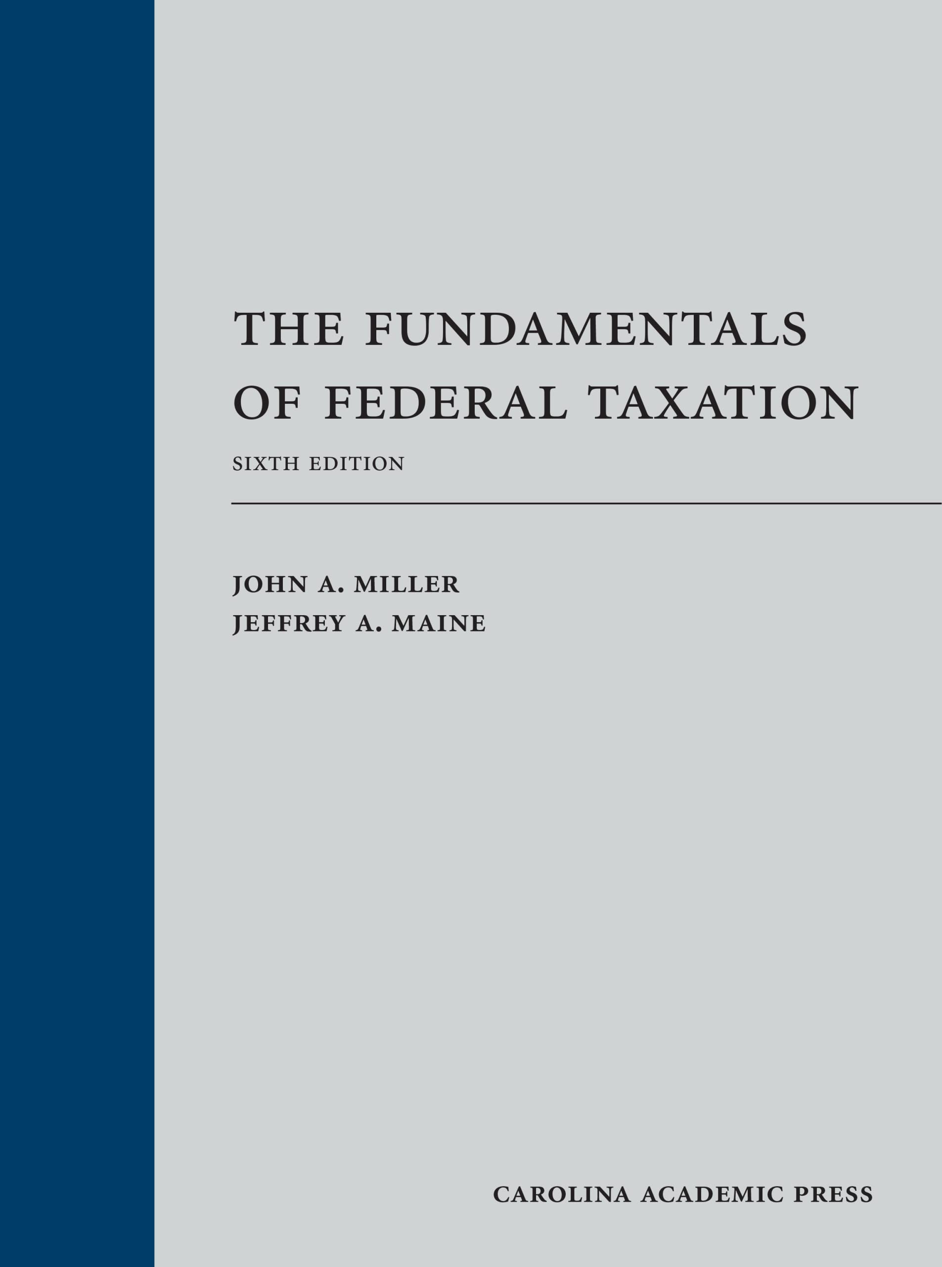 Cover of The Fundamentals of Federal Taxation