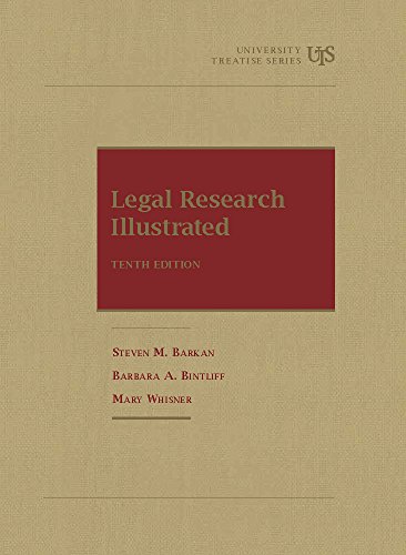 Cover of Legal Research Illustrated (University Textbook Series)