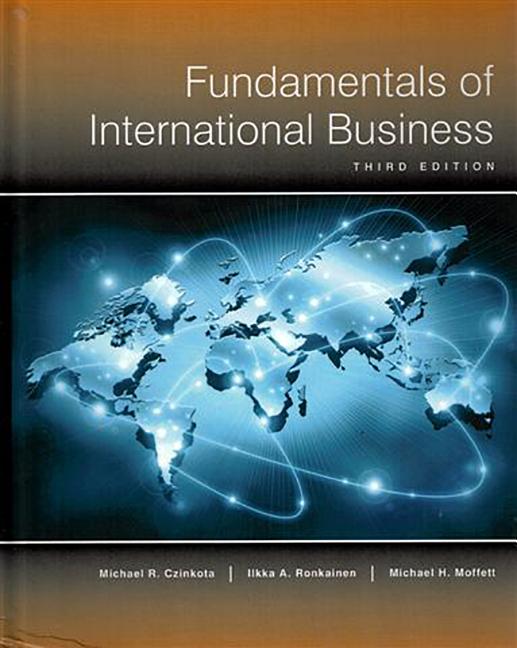 Cover of Fundamentals of International Business-3rd ed