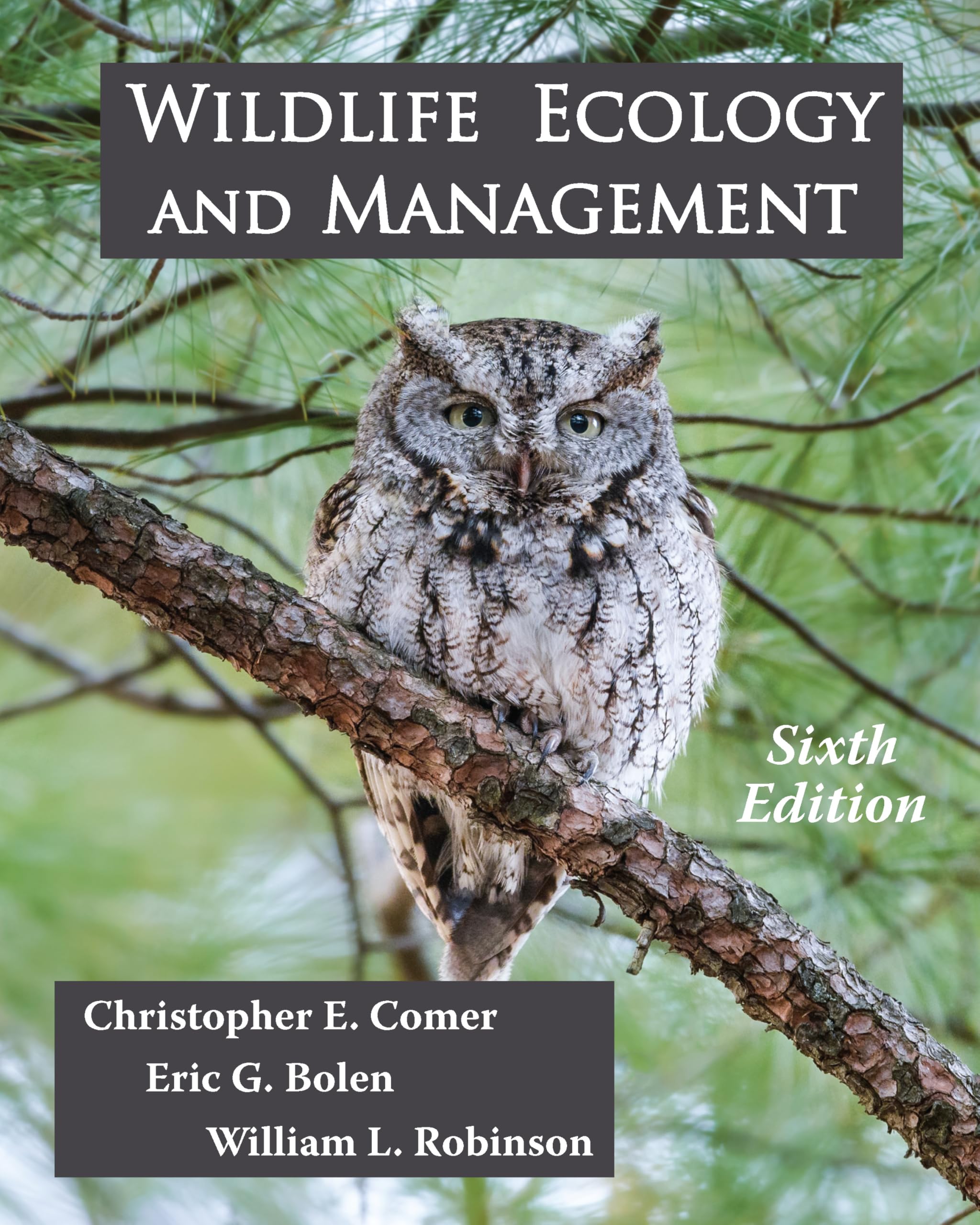 Cover of Wildlife Ecology and Management, Sixth Edition