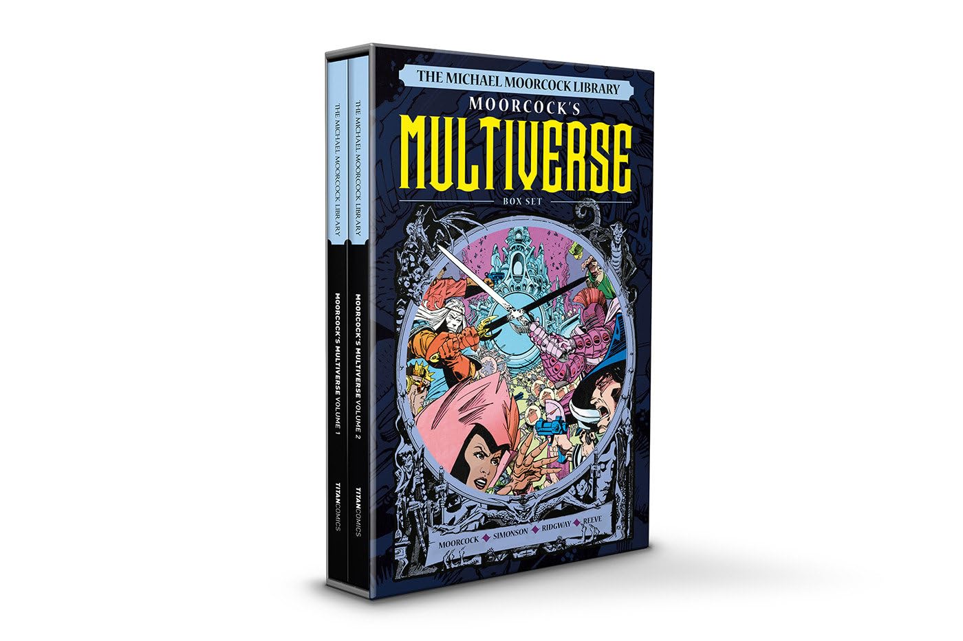 Cover of The Michael Moorcock Library The Multiverse Slipcase Set