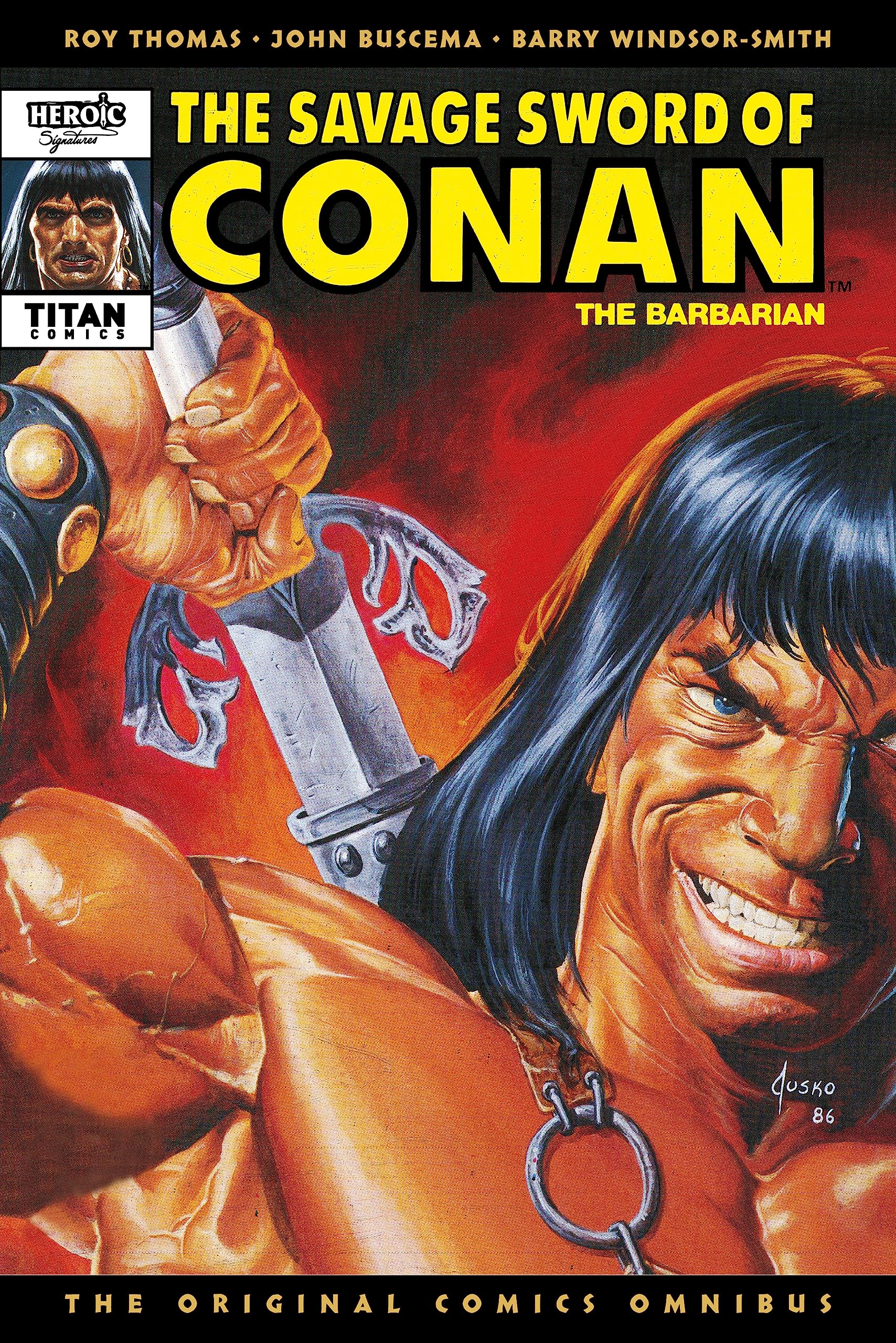 Cover of The Savage Sword Of Conan: The Original Comics Omnibus Vol.9 (SAVAGE SWORD OF CONAN OMNIBUS)