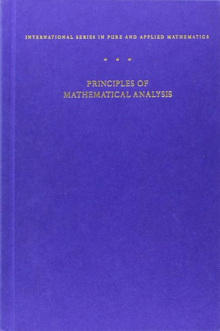 Cover of Principles of Mathematical Analysis (Revised)