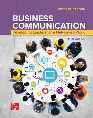 Cover of Loose Leaf for Business Communication: Developing Leaders for a Networked World