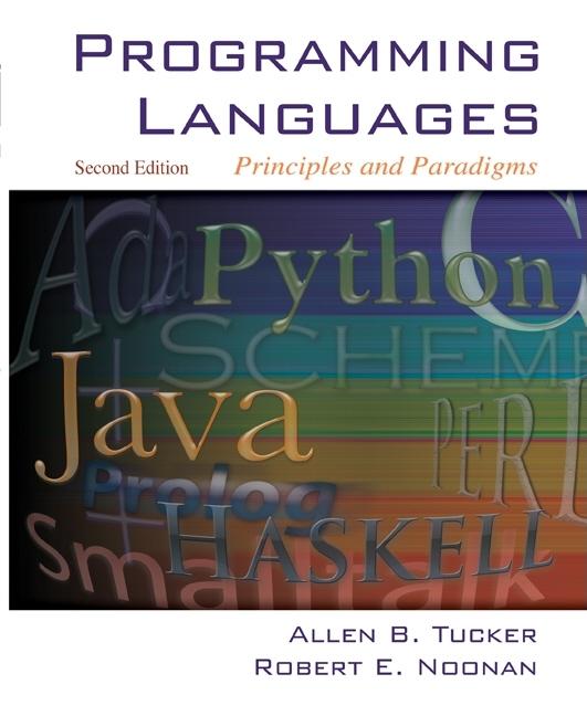 Cover of Programming Languages: Principles and Paradigms