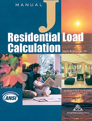 Cover of Residential Load Calculation Manual J®, Eighth Edition, Version Two