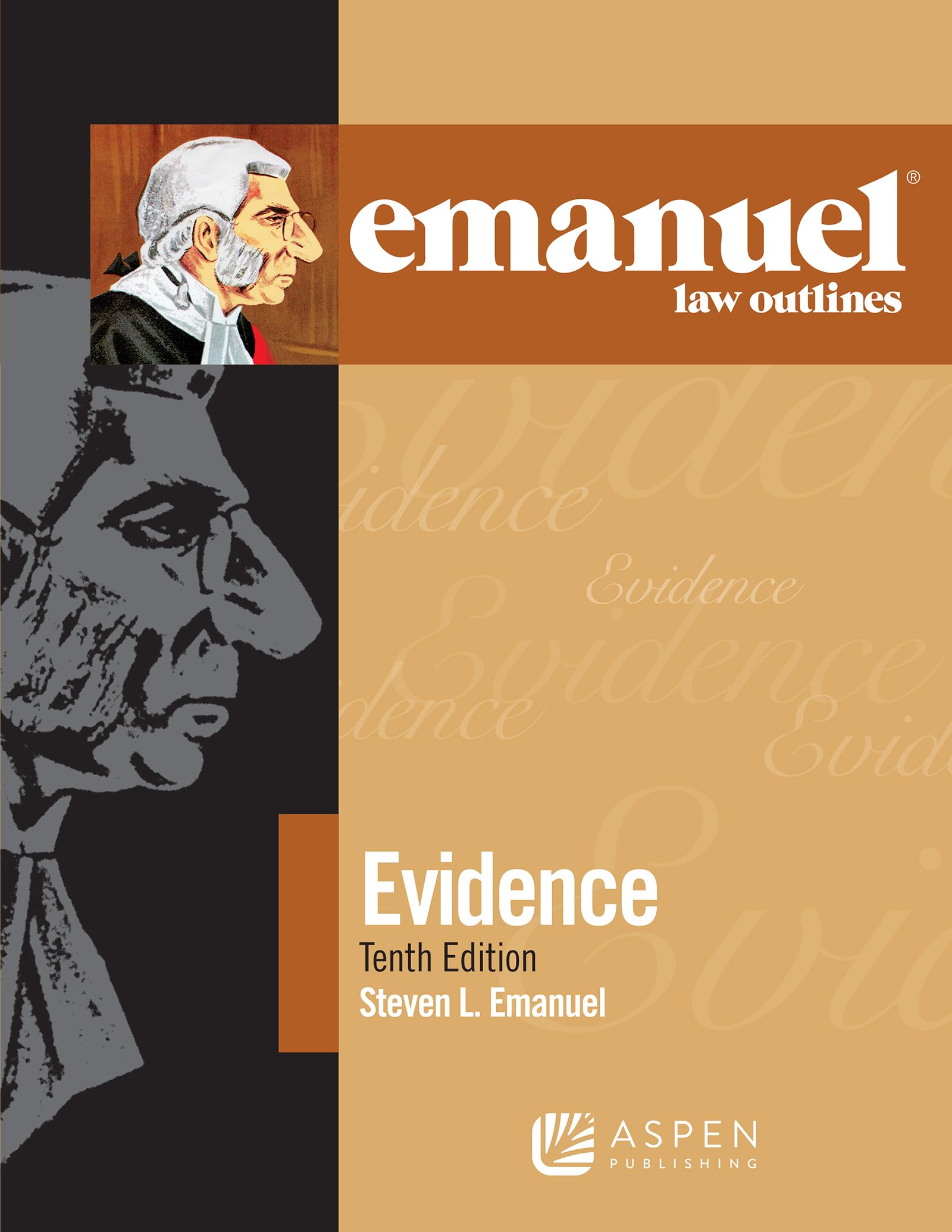 Cover of Emanuel Law Outlines for Evidence
