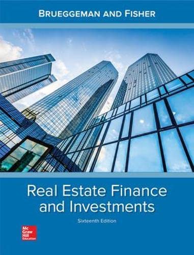 Cover of real estate finance and investments sixteenth edition