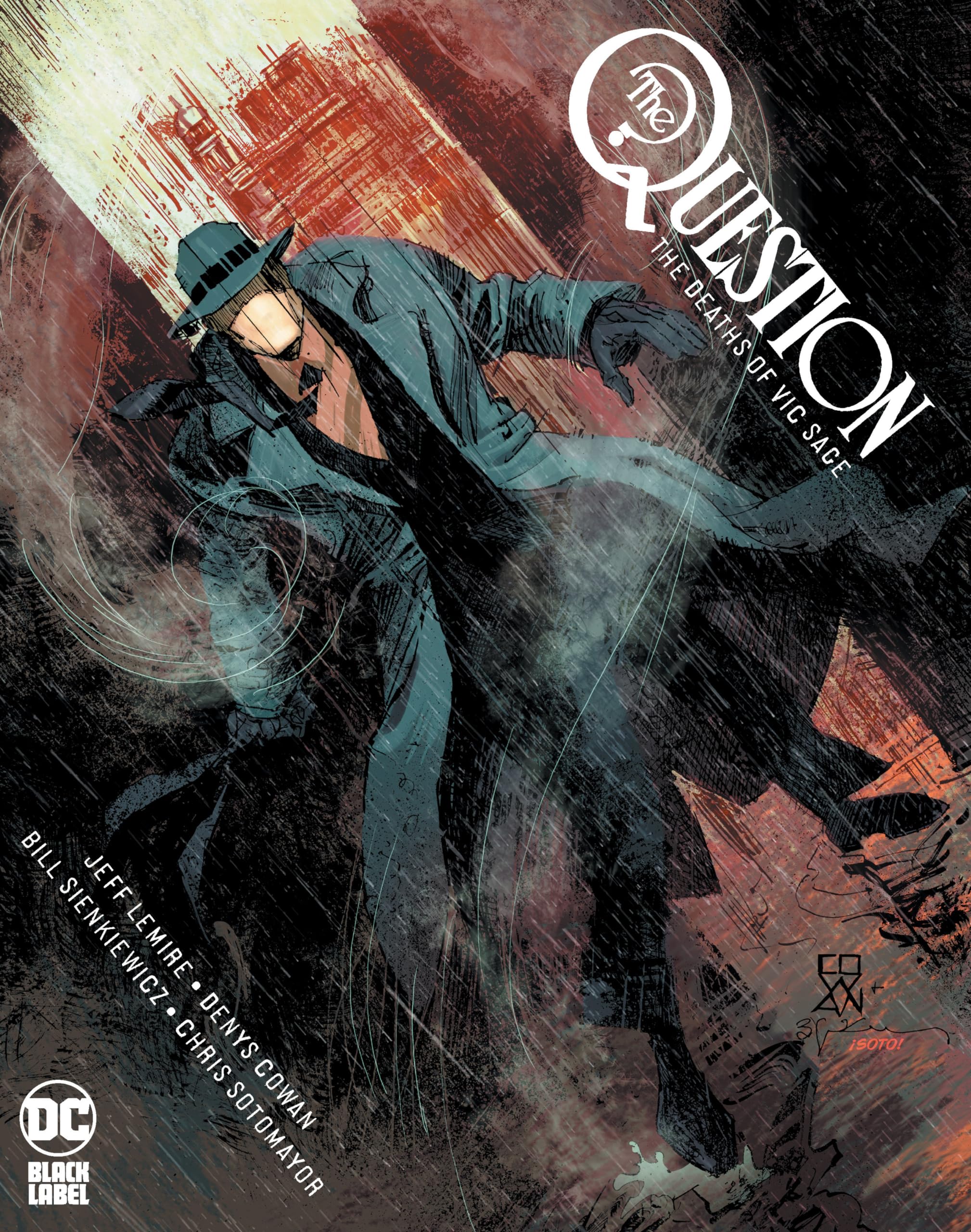 Cover of The Question: The Deaths of Vic Sage