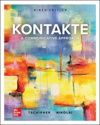 Cover of Kontakte A Communicative Approach