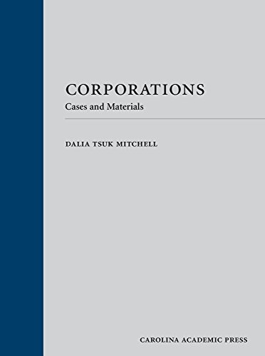 Cover of Corporations: Cases and Materials