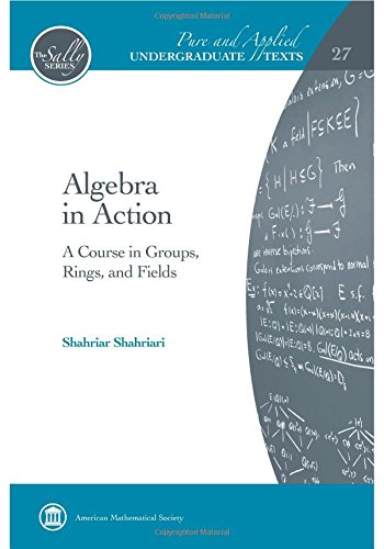 Cover of Algebra in Action: A Course in Groups, Rings, and Fields (Pure and Applied Undergraduate Texts)