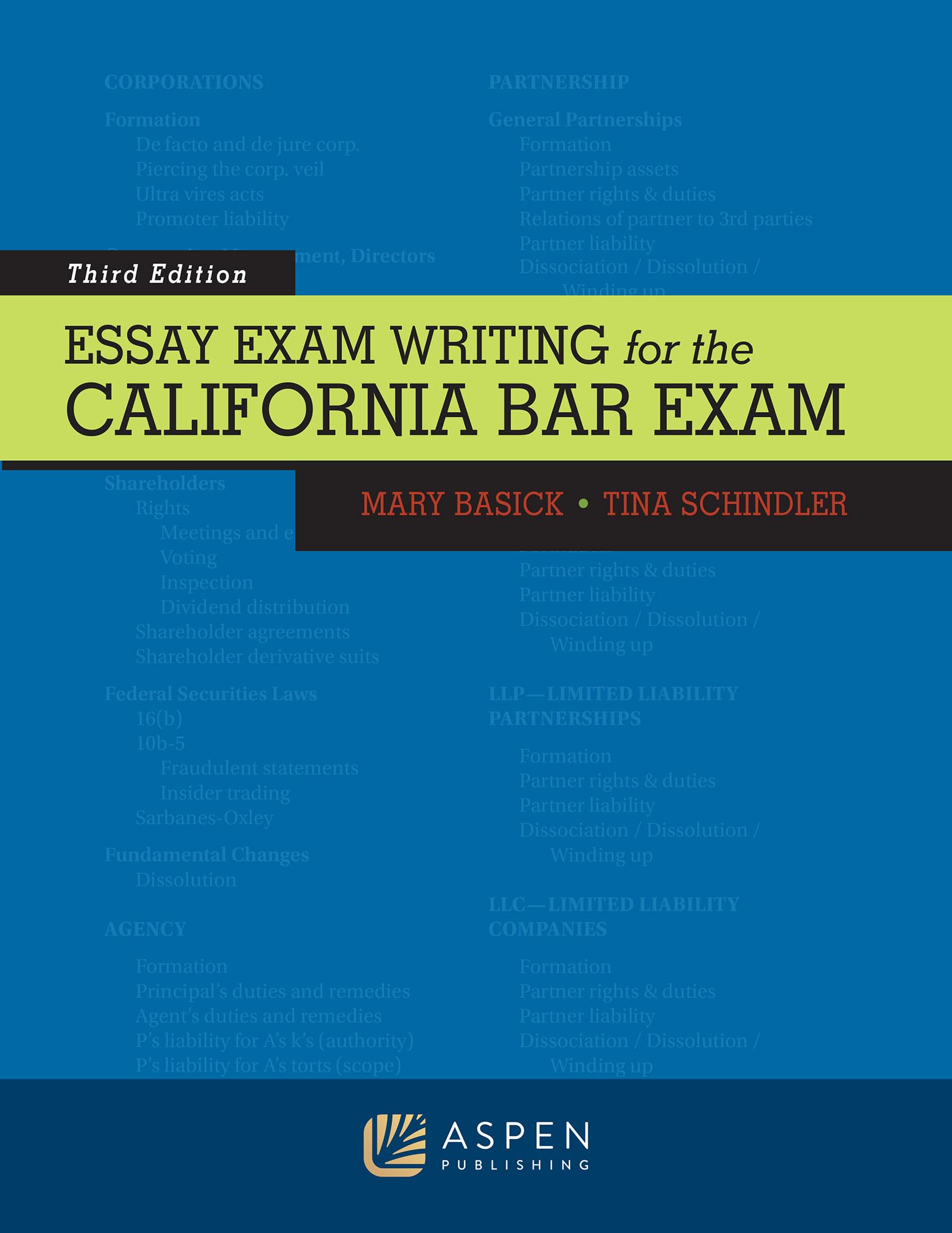 Cover of Essay Exam Writing for the California Bar Exam (Bar Review Series)
