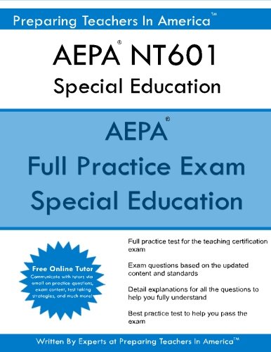 Cover of AEPA NT601 Special Education: Arizona Educator Proficiency Assessments