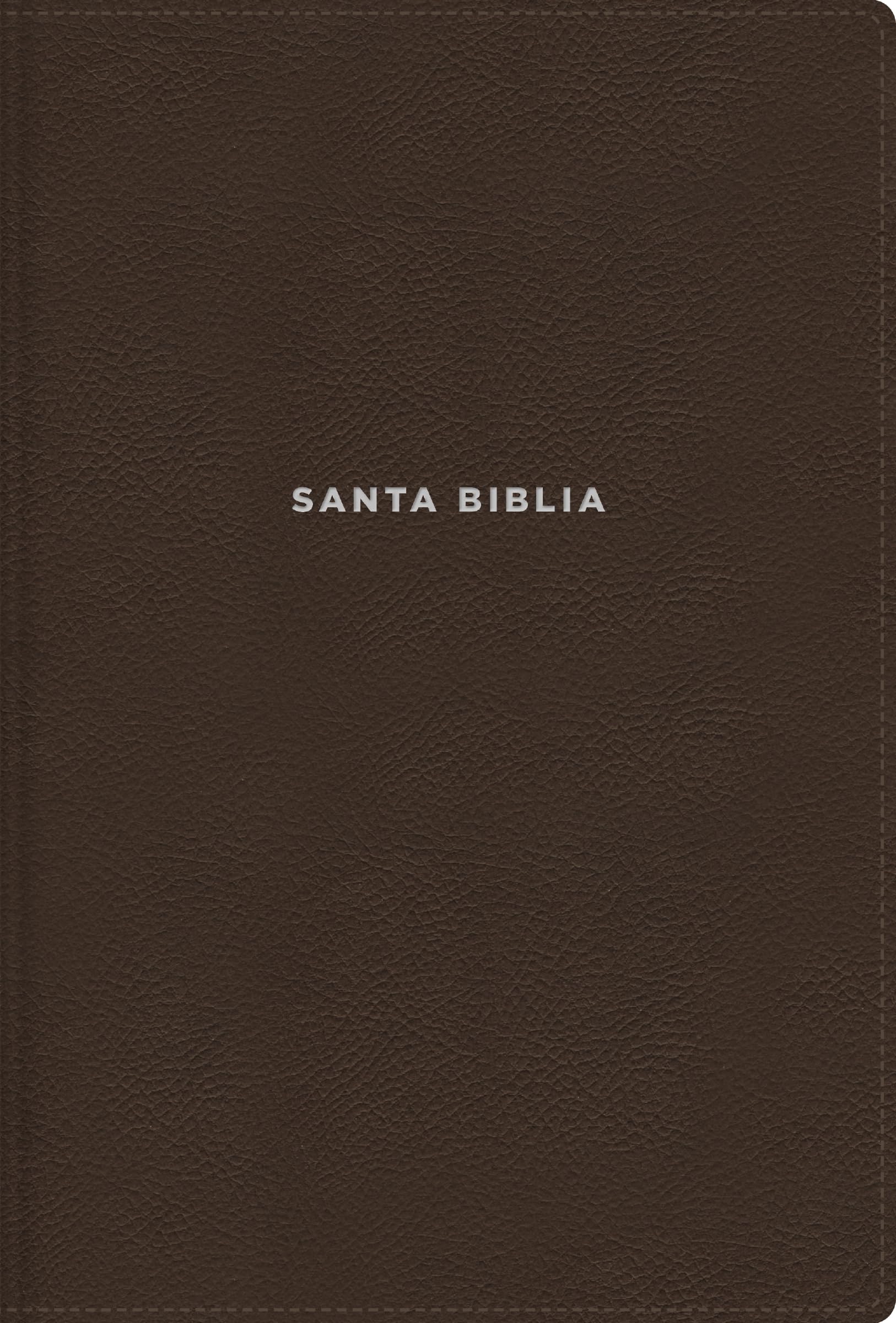 Cover of NVI, Biblia de Estudio actualizada, Revisión 2022, Leathersoft, Café, Letra grande, Interior a color, Palabras de Jesús en Rojo, con Índice, Comfort Print (Spanish Edition)