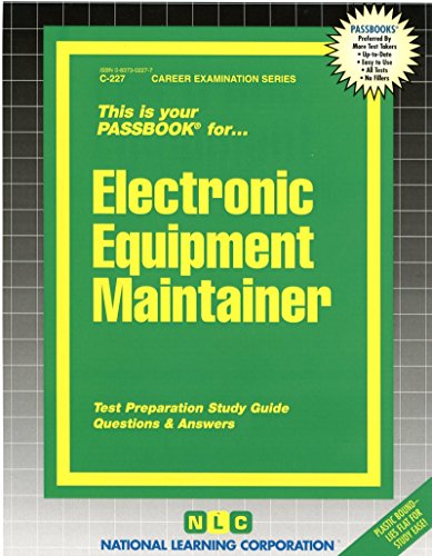 Cover of Electronic Equipment Maintainer(Passbooks) (The Passbook Series)