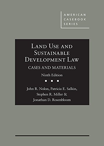 Cover of Land Use and Sustainable Development Law, Cases and Materials (American Casebook Series)